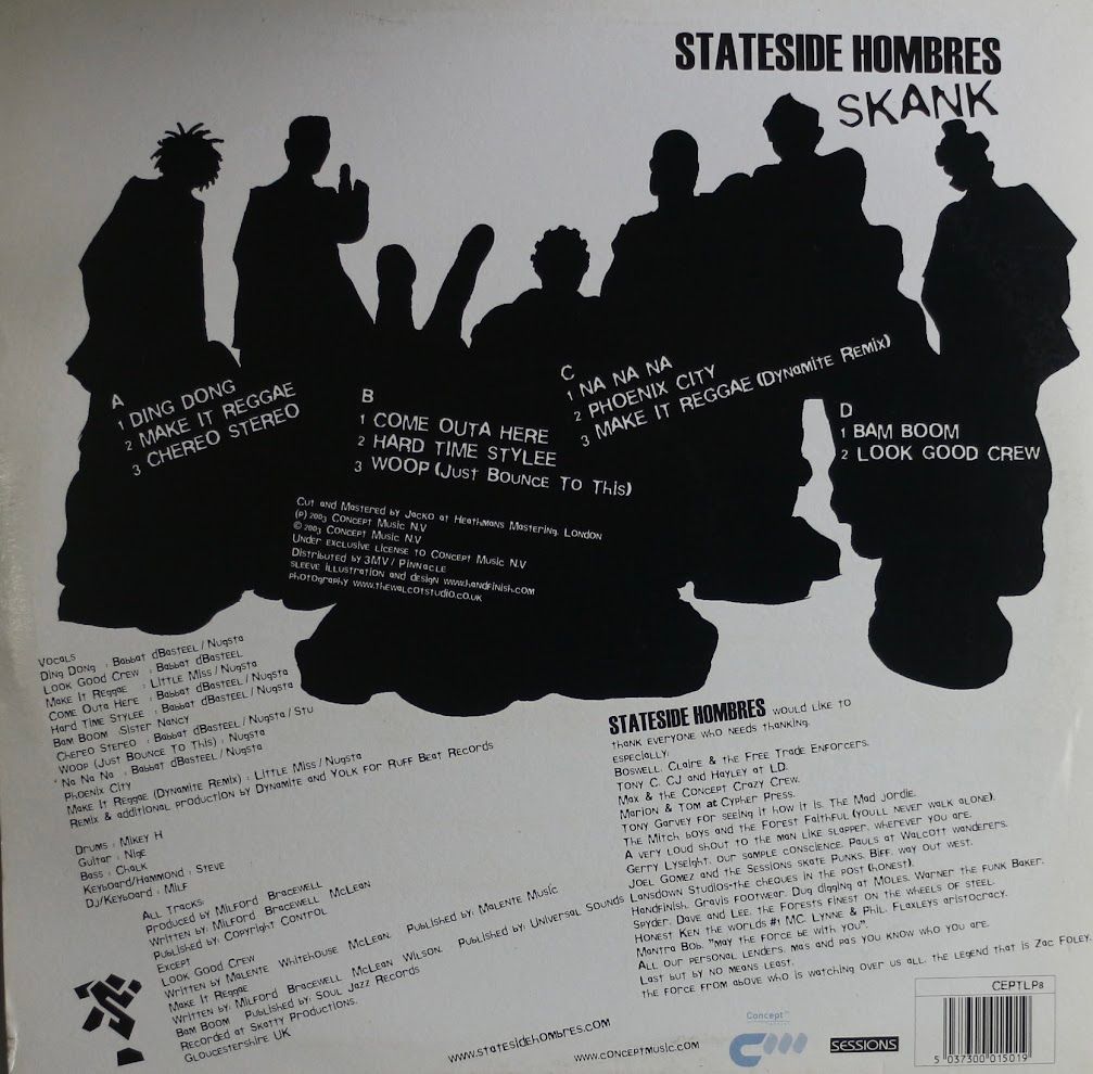 Stateside Hombres - Skank | Concept Music (CEPTLP8) - 2