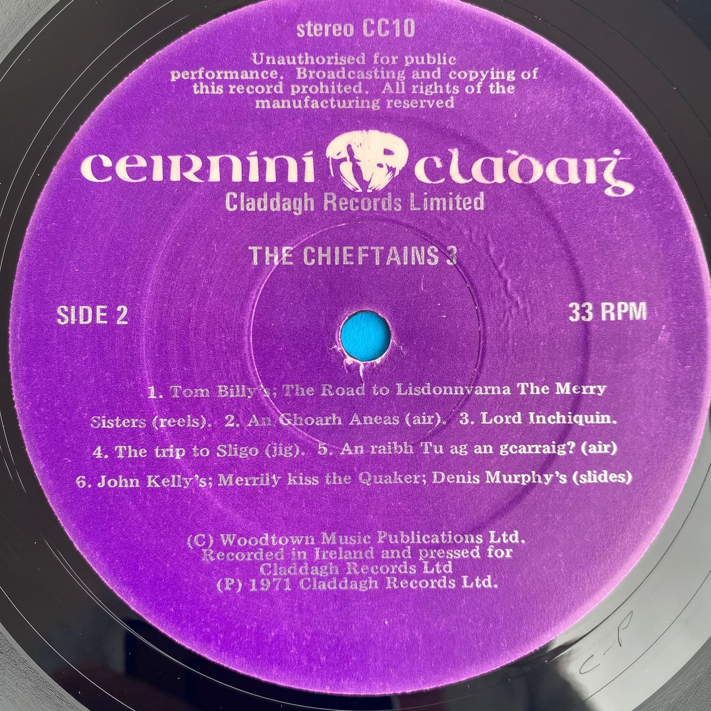 The Chieftains - The Chieftains 3 | Claddagh Records (CC10) - 4