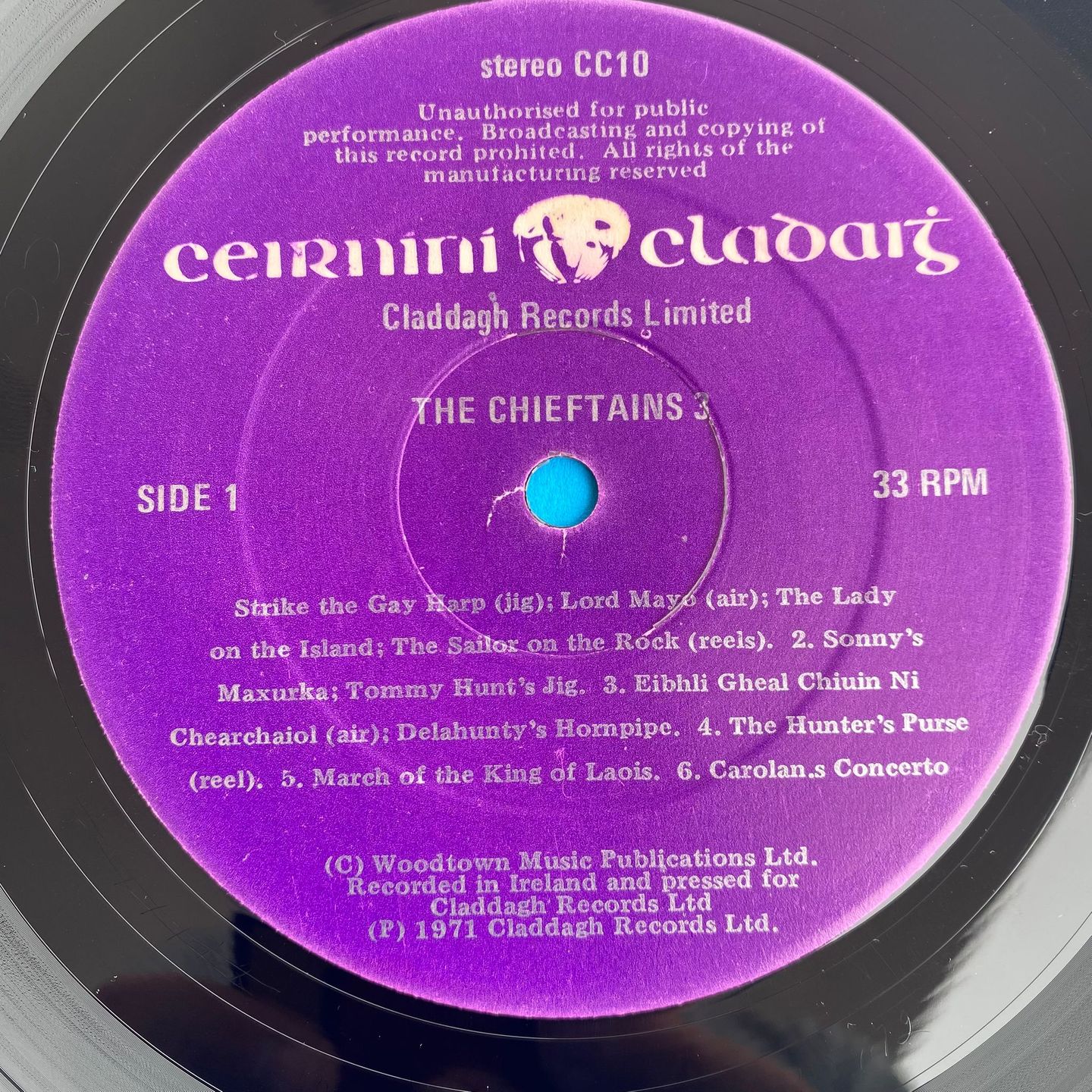 The Chieftains - The Chieftains 3 | Claddagh Records (CC10) - 3