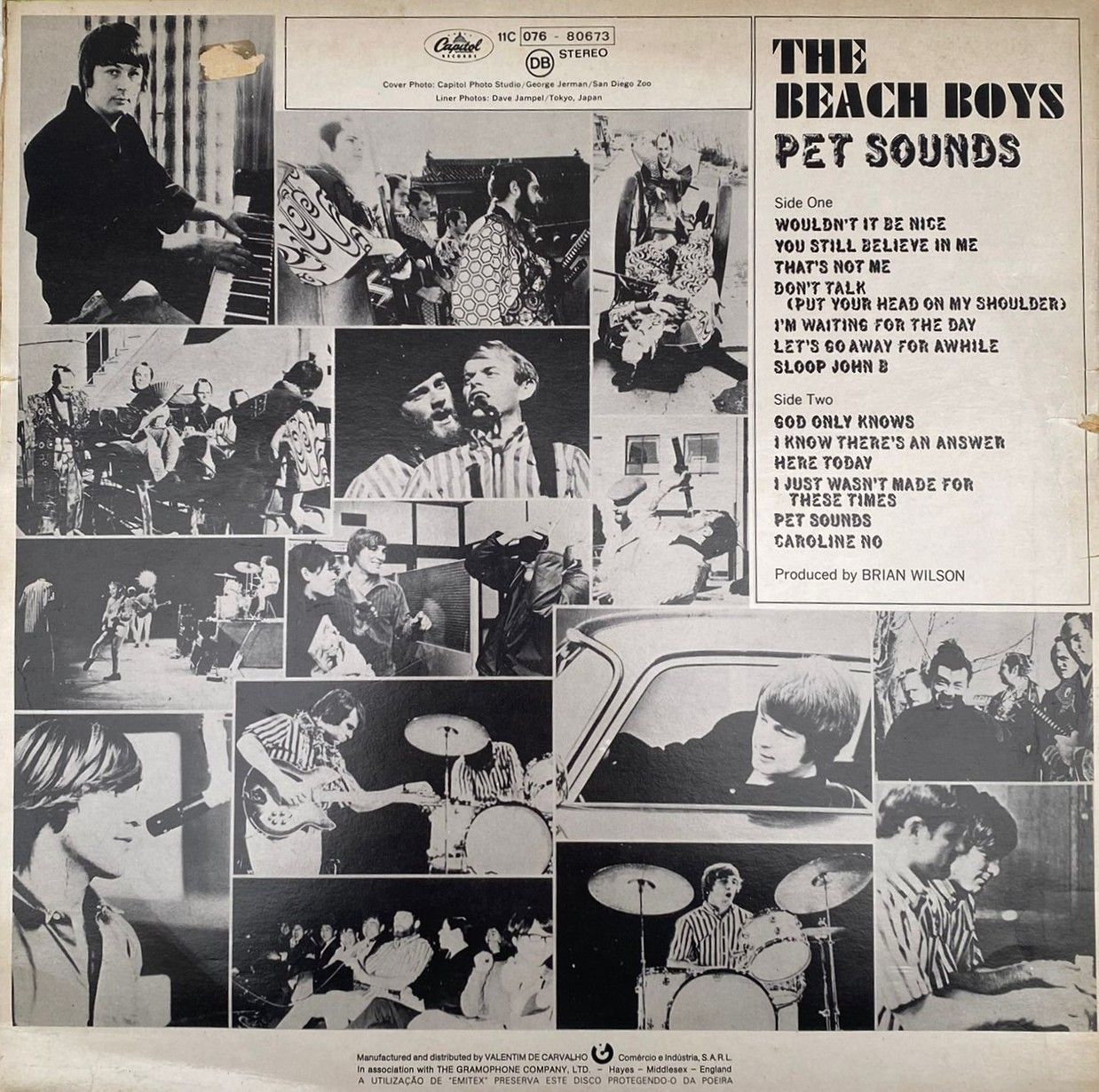 The Beach Boys - Pet Sounds | Capitol Records (11C 076-80673) - 2