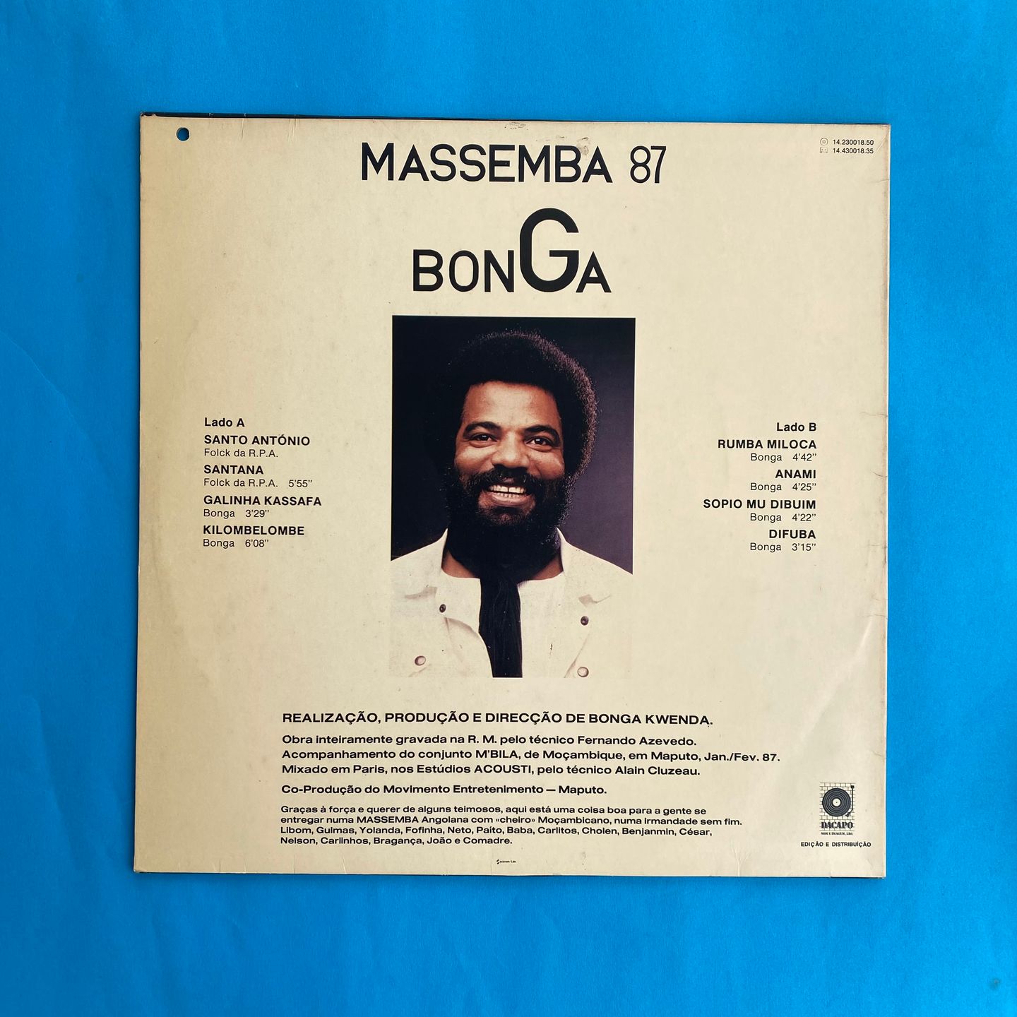 Bonga - Massemba 87 | Dacapo (14.230018.50) - 2