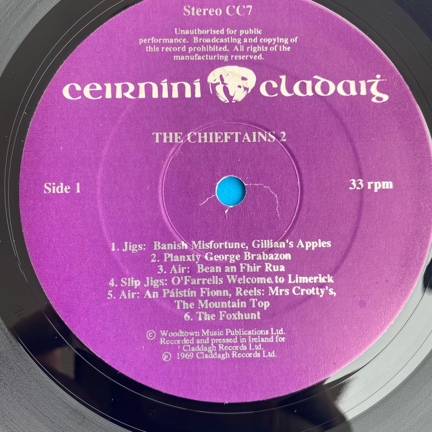 The Chieftains - The Chieftains 2 | Claddagh Records (CC7) - 3 The Chieftains - The Chieftains 2 | Claddagh Records (CC7) - 3