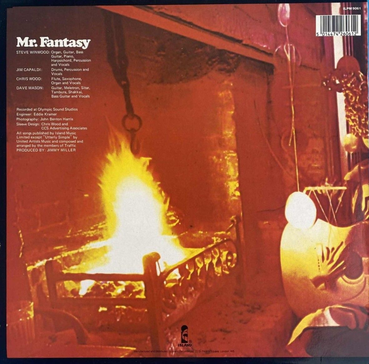 Traffic - Mr. Fantasy | Island Records (ILPM9061) - 2