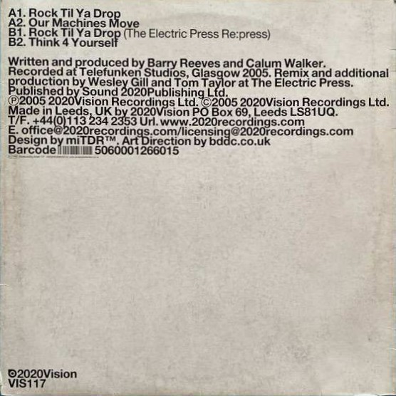 Boogie Corporation - Dirty Rips EP | 20:20 Vision (VIS117) - 2