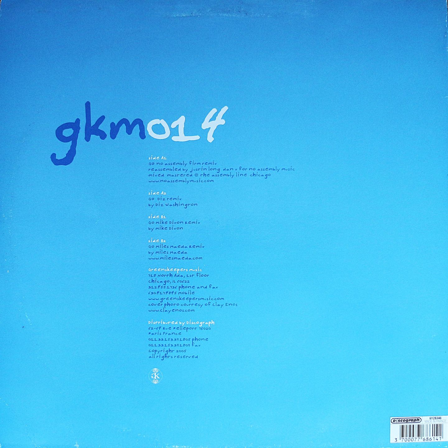 Greens Keepers - Go (Remixes Volume 2) | Greenskeepers Music (GKM 014) - 2