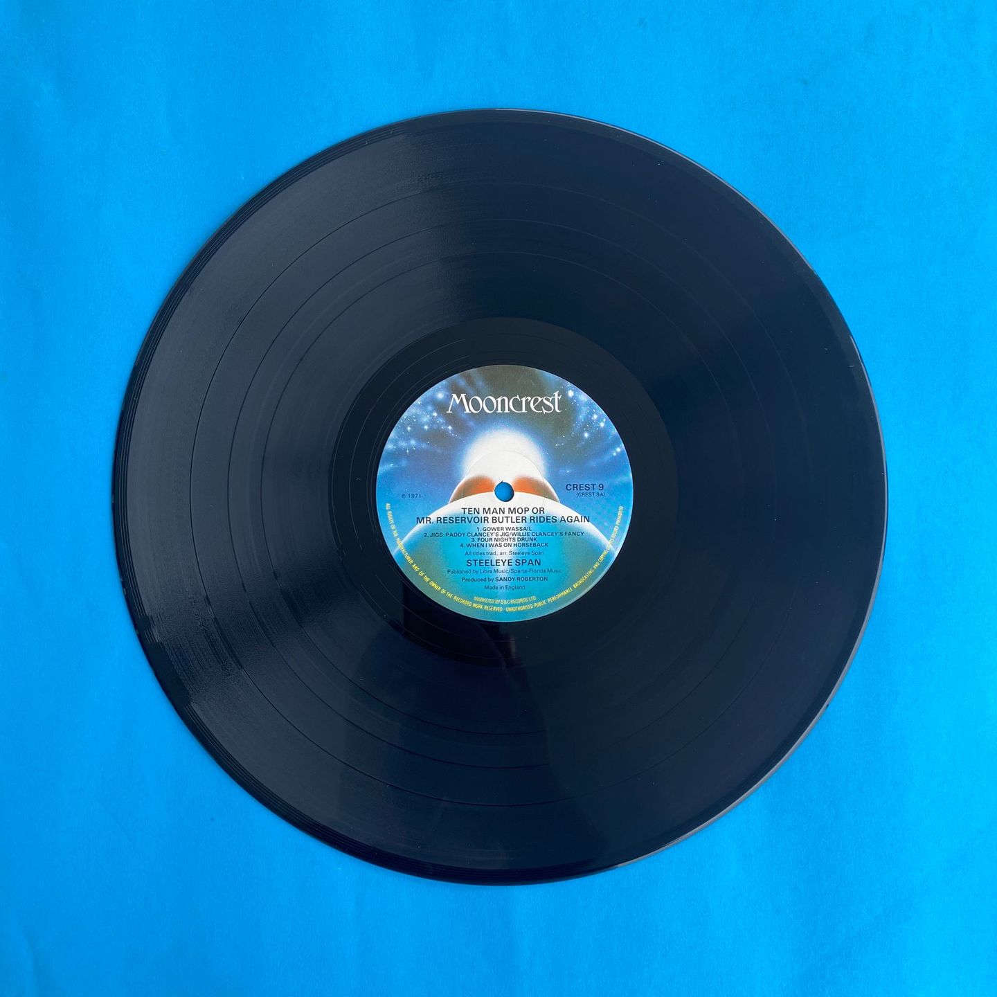 Steeleye Span - Ten Man Mop Or Mr. Reservoir Butler Rides Again | Mooncrest (CREST 9) - 4