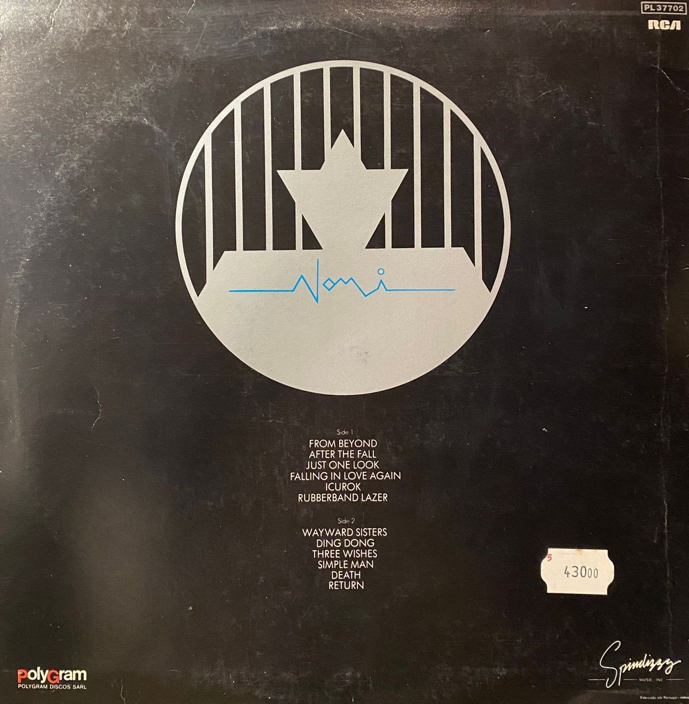 Klaus Nomi - Simple Man | RCA (PL 37702) - 2