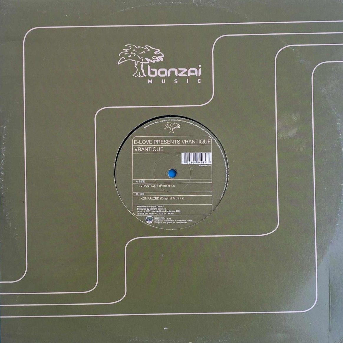 E-Love Presents Vrantique - Vrantique | Bonzai Music (BONMU 001-12)