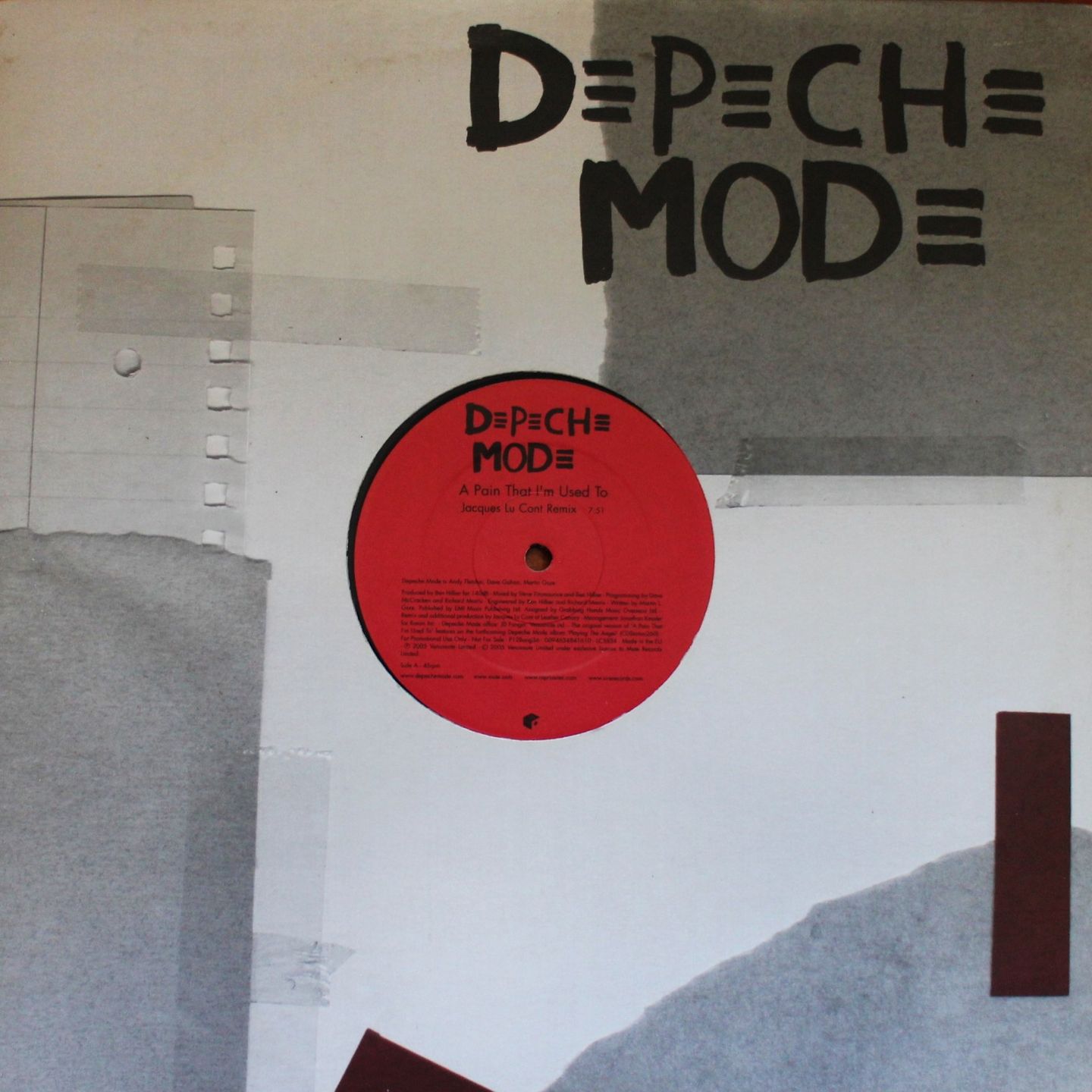 Depeche Mode - A Pain That I'm Used To | Mute (P12Bong36)