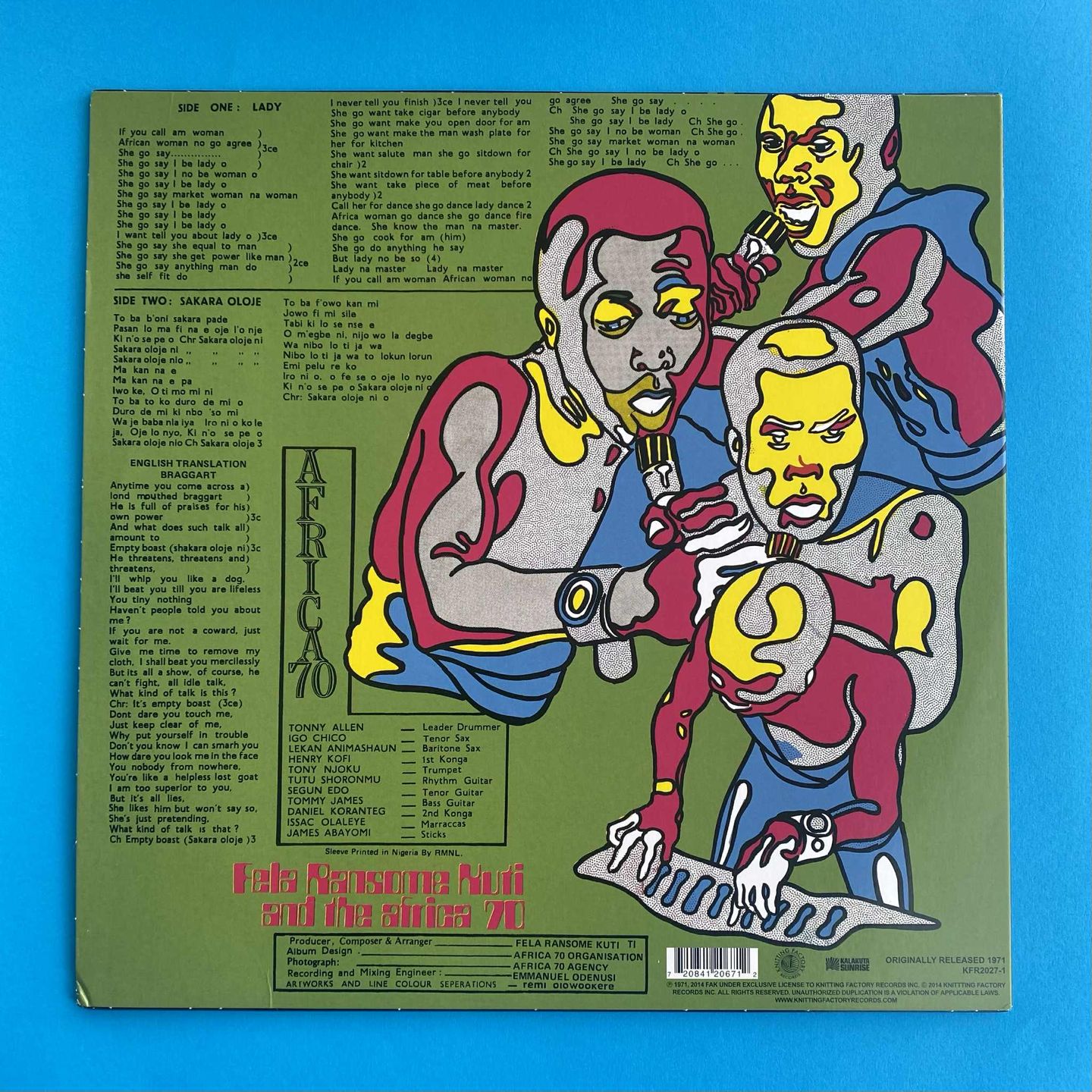 Fela Kuti And Africa 70 - Shakara | Knitting Factory Records (KFR2027-1) - 2 Fela Kuti And Africa 70 - Shakara | Knitting Factory Records (KFR2027-1) - 2