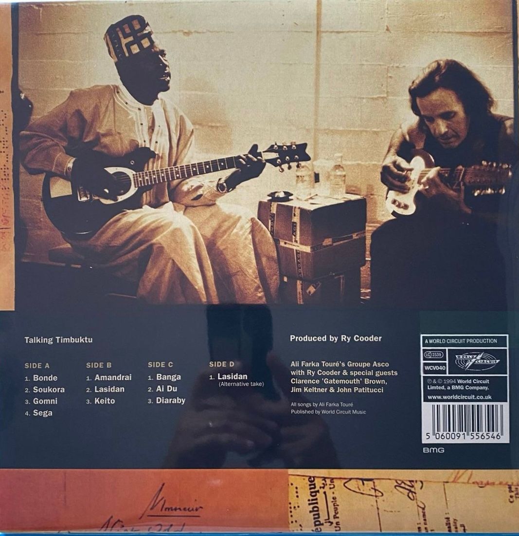 Ali Farka Touré With Ry Cooder - Talking Timbuktu | World Circuit (WCV040) - 2