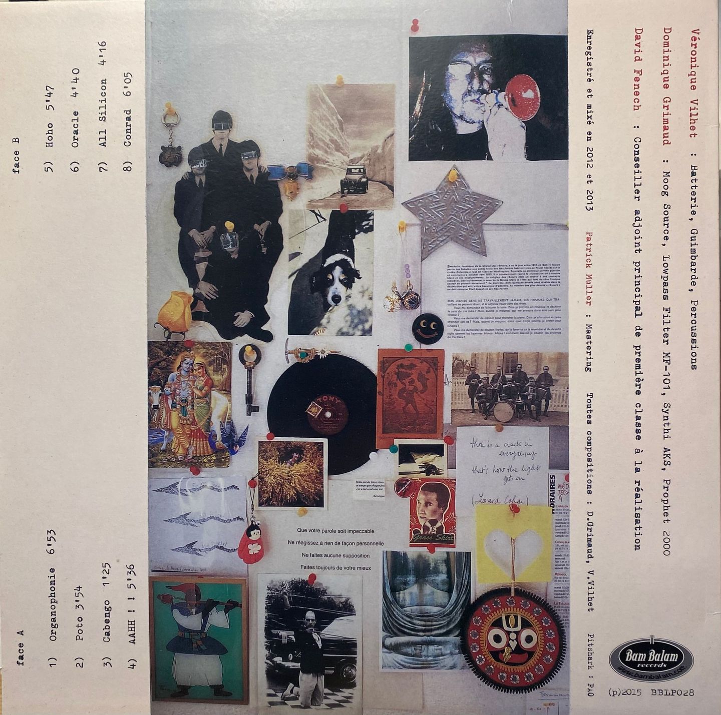 Dominique Grimaud , Veronique Vilhet - AAHH!! | Bam Balam (BBLP 028) - 2