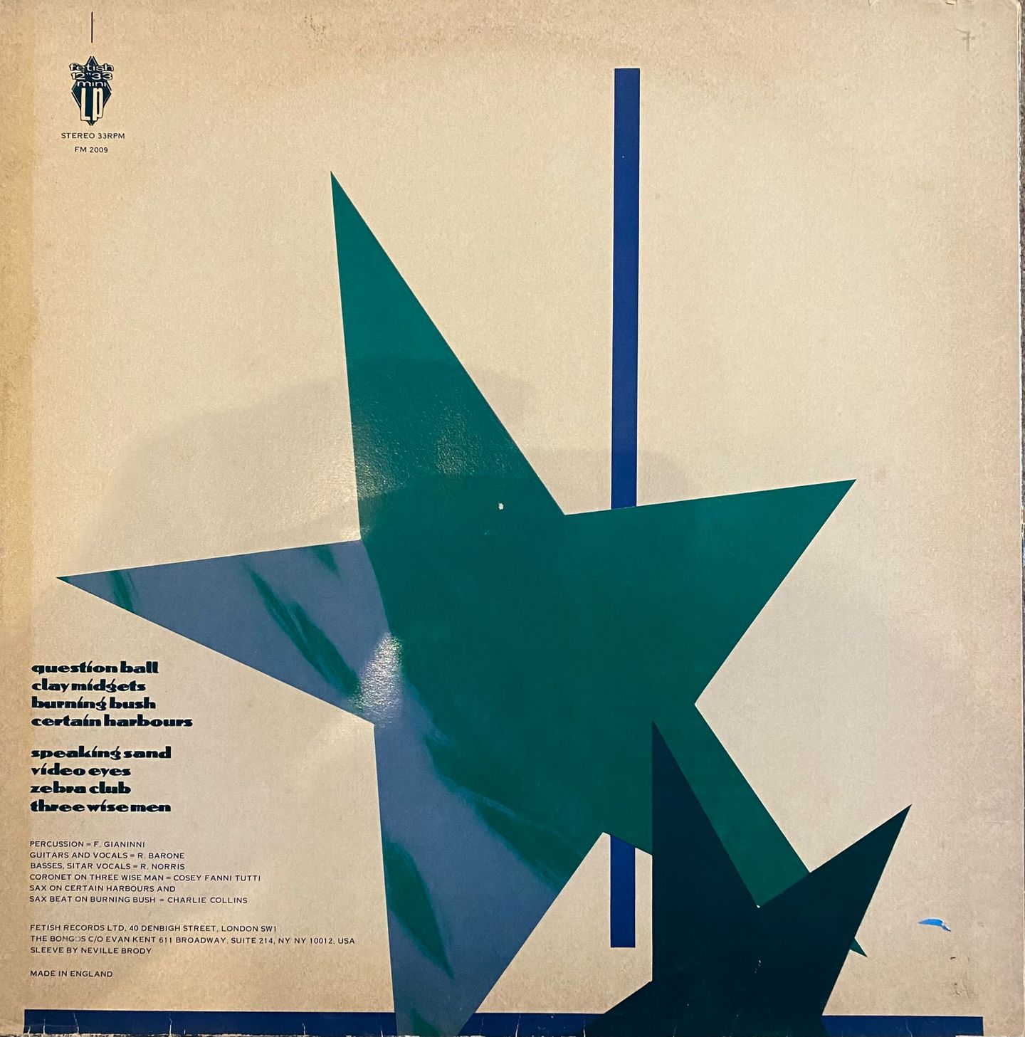 The Bongos - Time And The River | Fetish Records (FM 2009) - 2