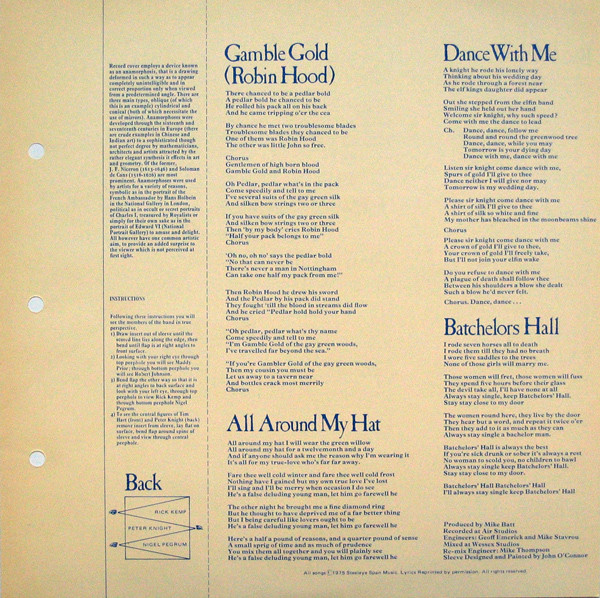Steeleye Span - All Around My Hat | Chrysalis (CHR.1091) - 6