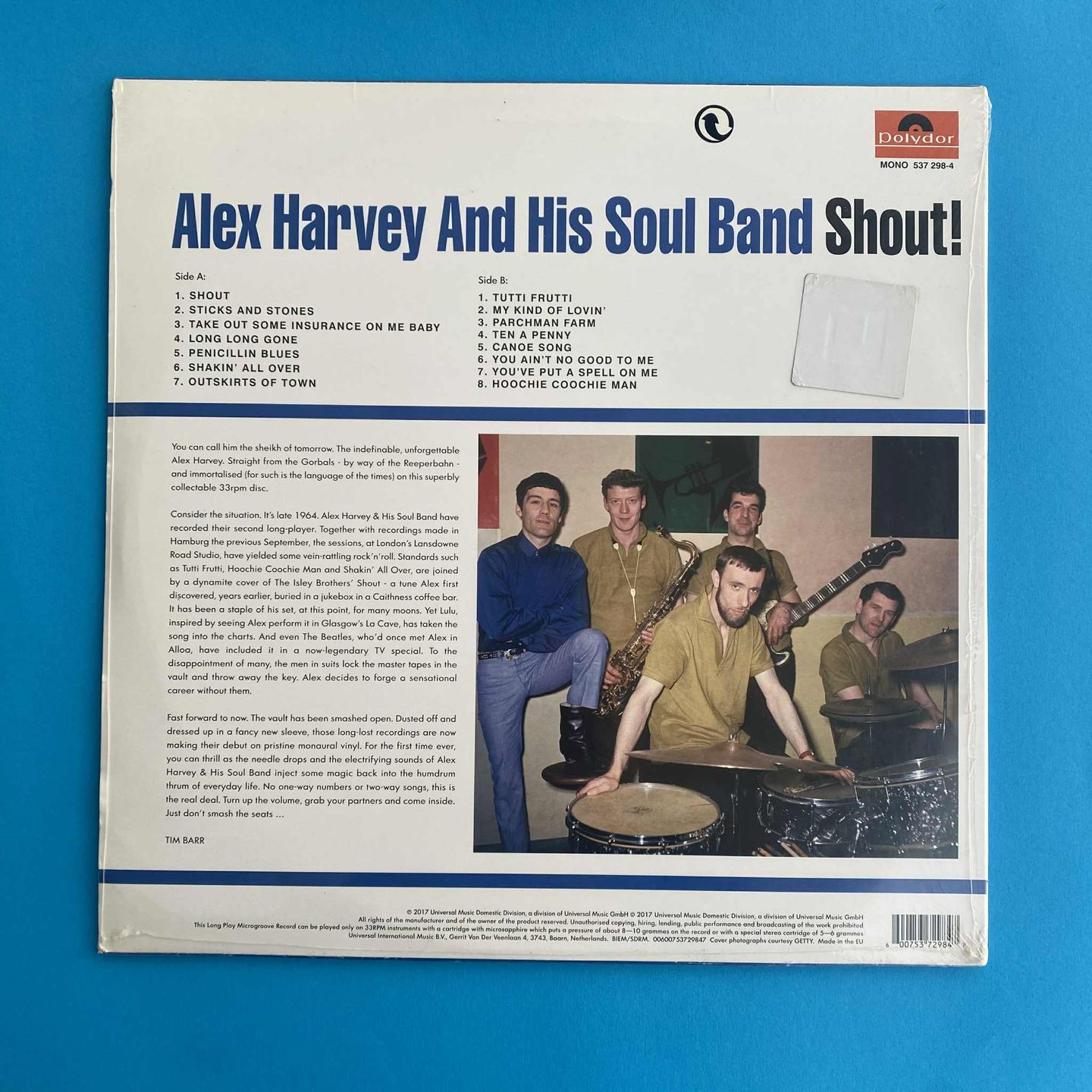 Alex Harvey & His Soul Band - Shout | Polydor (537 298-4) - 2 Alex Harvey & His Soul Band - Shout | Polydor (537 298-4) - 2