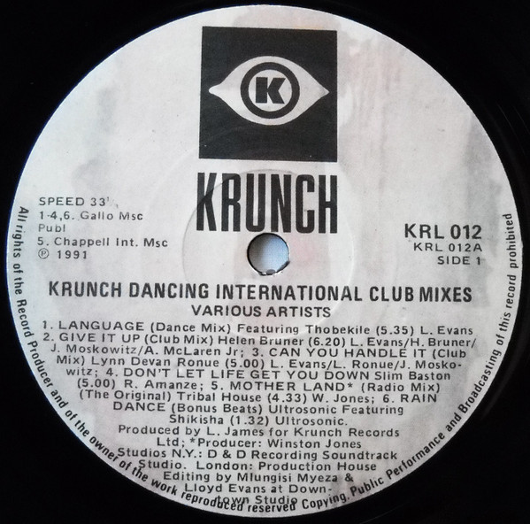 Various - Krunch Dancing  | Krunch (KRL 012) - 3 Various - Krunch Dancing  | Krunch (KRL 012) - 3