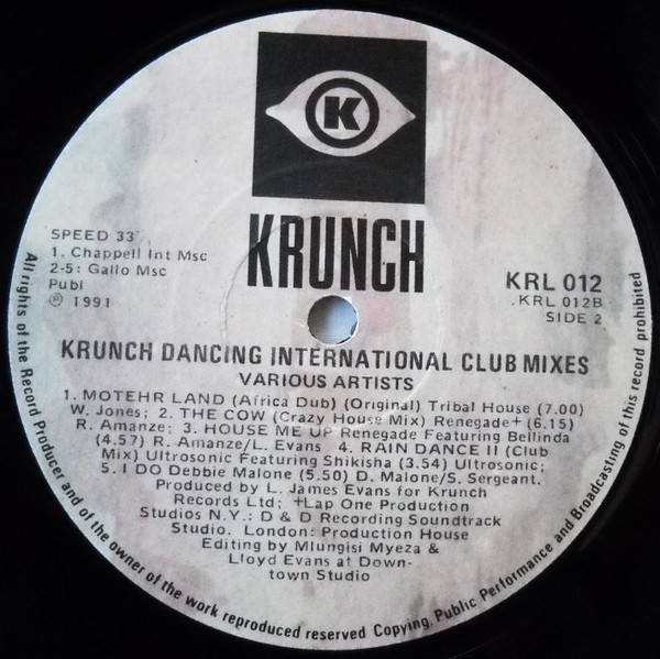 Various - Krunch Dancing  | Krunch (KRL 012) - 4 Various - Krunch Dancing  | Krunch (KRL 012) - 4