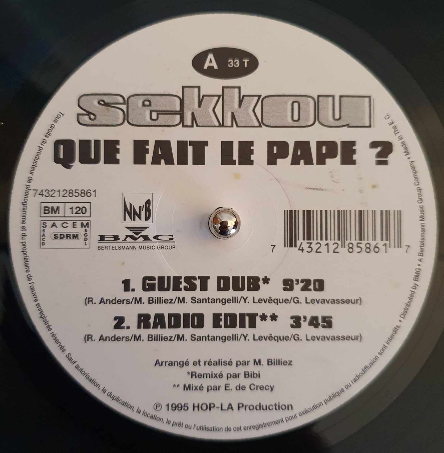 Sekkou - Que Fait Le Pape ? | BMG France (74321 28586 1) - 2