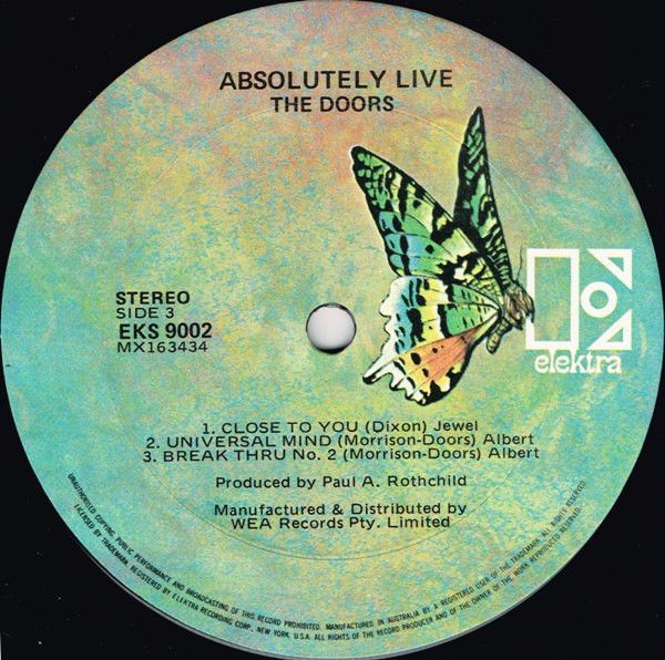 The Doors - Absolutely Live | Elektra (EKS 9002) - 6 The Doors - Absolutely Live | Elektra (EKS 9002) - 6