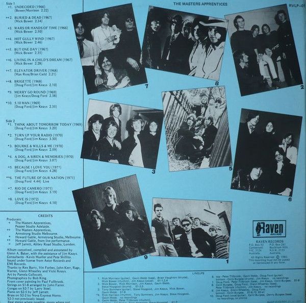 The Master's Apprentices - Hands Of Time | Raven Records (RVLP-01) - 2 The Master's Apprentices - Hands Of Time | Raven Records (RVLP-01) - 2