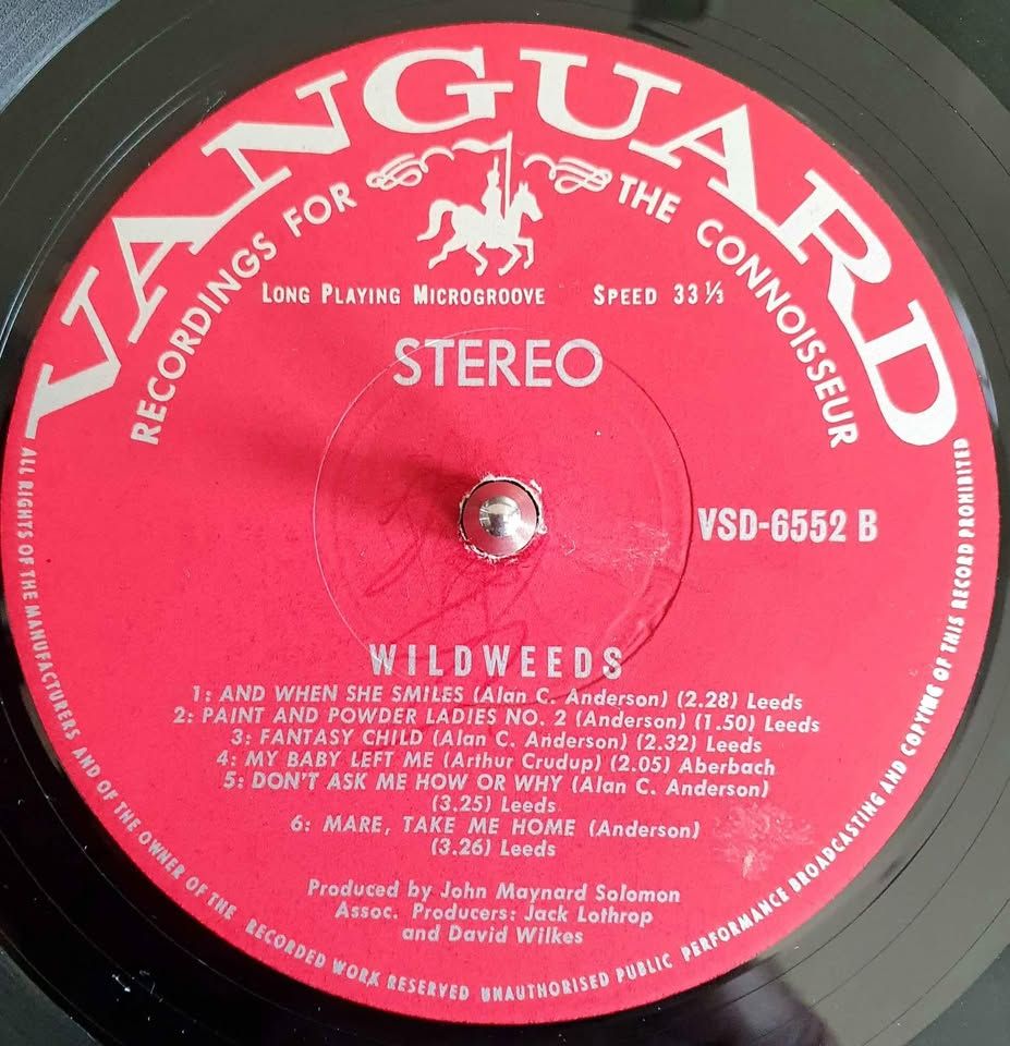 The Wildweeds - Wildweeds | Vanguard (VSD-6552) - 3 The Wildweeds - Wildweeds | Vanguard (VSD-6552) - 3