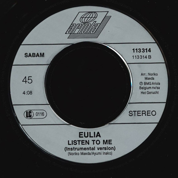Eulia - Listen To Me | Ariola (113 314) - 4