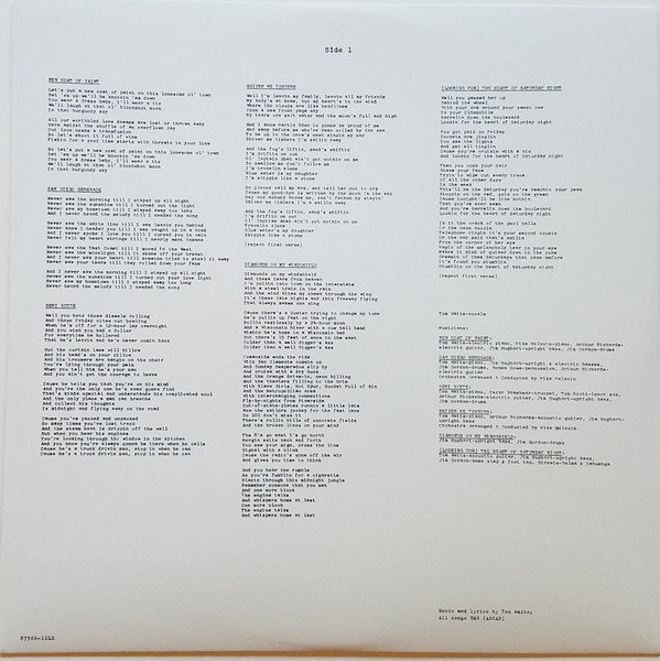 Tom Waits - The Heart Of Saturday Night | Anti- (87566-1) - 3