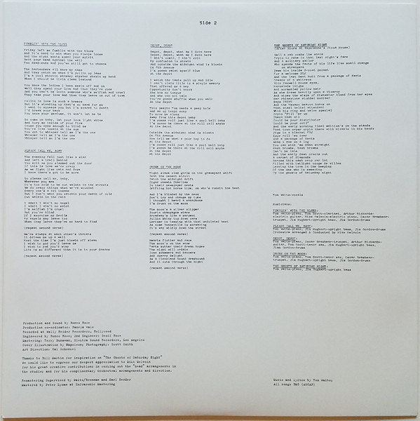 Tom Waits - The Heart Of Saturday Night | Anti- (87566-1) - 4