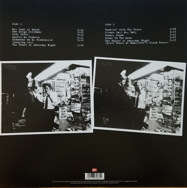 Tom Waits - The Heart Of Saturday Night | Anti- (87566-1) - 2