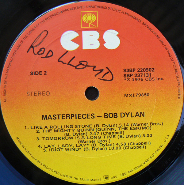 Bob Dylan - Masterpieces | CBS (S3BP 220502) - 16 Bob Dylan - Masterpieces | CBS (S3BP 220502) - 16