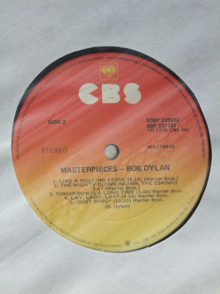 Bob Dylan - Masterpieces | CBS (S3BP 220502) - 11 Bob Dylan - Masterpieces | CBS (S3BP 220502) - 11
