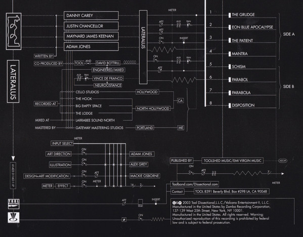 Tool - Lateralus | Volcano (61422-31160-1 LP) - 17 Tool - Lateralus | Volcano (61422-31160-1 LP) - 17