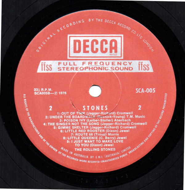 The Rolling Stones - Stones | Decca (SCA.005) - 4 The Rolling Stones - Stones | Decca (SCA.005) - 4