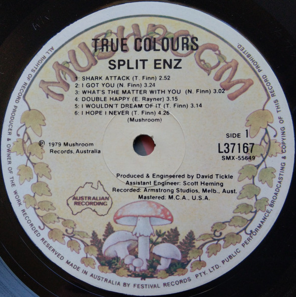 Split Enz - True Colours | Mushroom (L37167) - 3 Split Enz - True Colours | Mushroom (L37167) - 3