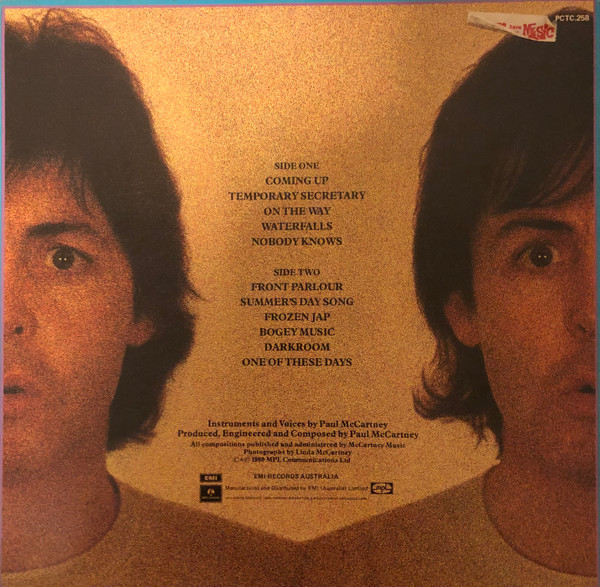 Paul McCartney - McCartney II | Parlophone (PCTC 258) - 6