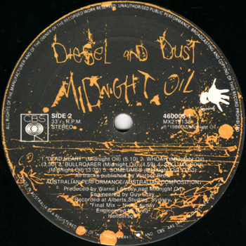 Midnight Oil - Diesel And Dust | CBS (460005 1) - 9