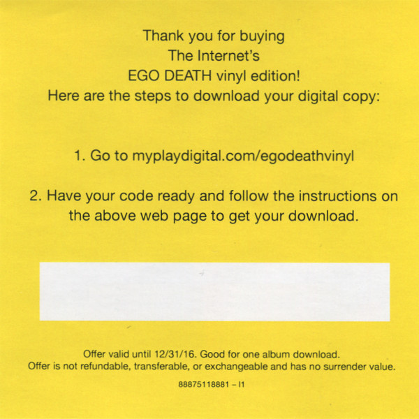 The Internet - Ego Death | Columbia (88875118881) - 12 The Internet - Ego Death | Columbia (88875118881) - 12