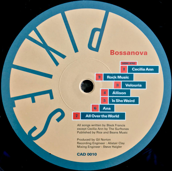 Pixies - Bossanova | 4AD (CAD 0010) - 3 Pixies - Bossanova | 4AD (CAD 0010) - 3