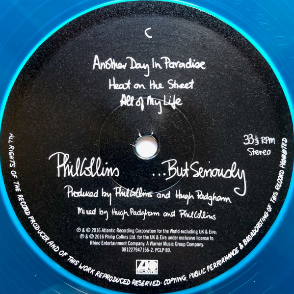 Phil Collins - ...But Seriously | Atlantic (PCLP 89 081227947156) - 5 Phil Collins - ...But Seriously | Atlantic (PCLP 89 081227947156) - 5