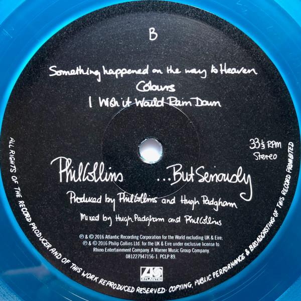Phil Collins - ...But Seriously | Atlantic (PCLP 89 081227947156) - 4 Phil Collins - ...But Seriously | Atlantic (PCLP 89 081227947156) - 4