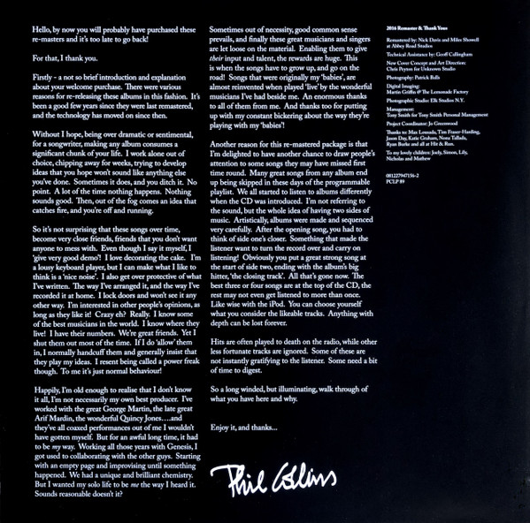 Phil Collins - ...But Seriously | Atlantic (PCLP 89 081227947156) - 12 Phil Collins - ...But Seriously | Atlantic (PCLP 89 081227947156) - 12