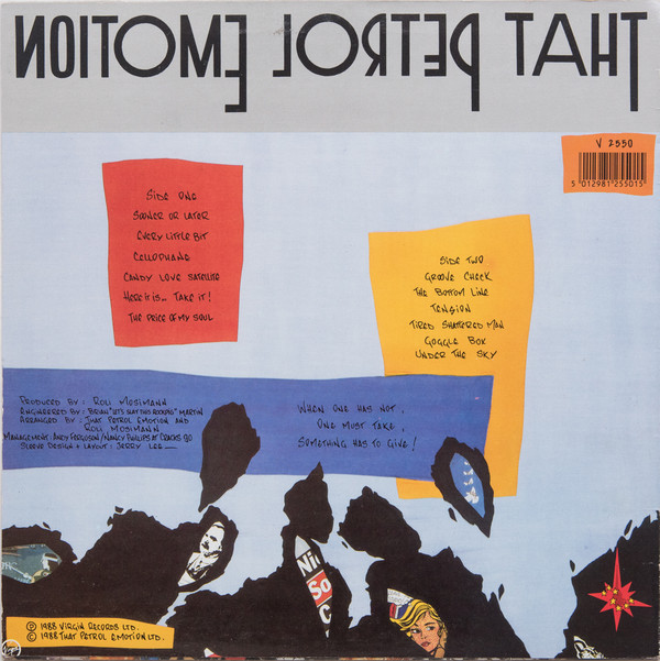 That Petrol Emotion - End Of The Millennium Psychosis Blues | Virgin (V 2550) - 2 That Petrol Emotion - End Of The Millennium Psychosis Blues | Virgin (V 2550) - 2