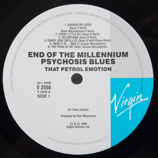 That Petrol Emotion - End Of The Millennium Psychosis Blues | Virgin (V 2550) - 3 That Petrol Emotion - End Of The Millennium Psychosis Blues | Virgin (V 2550) - 3