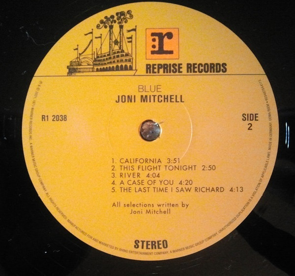 Joni Mitchell - Blue | Reprise Records (R1 2038) - 5