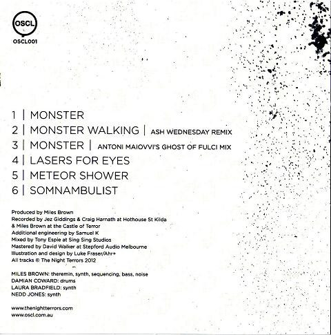 The Night Terrors - Monster / Lasers For Eyes | OSCL Records (OSCL001) - 4 The Night Terrors - Monster / Lasers For Eyes | OSCL Records (OSCL001) - 4