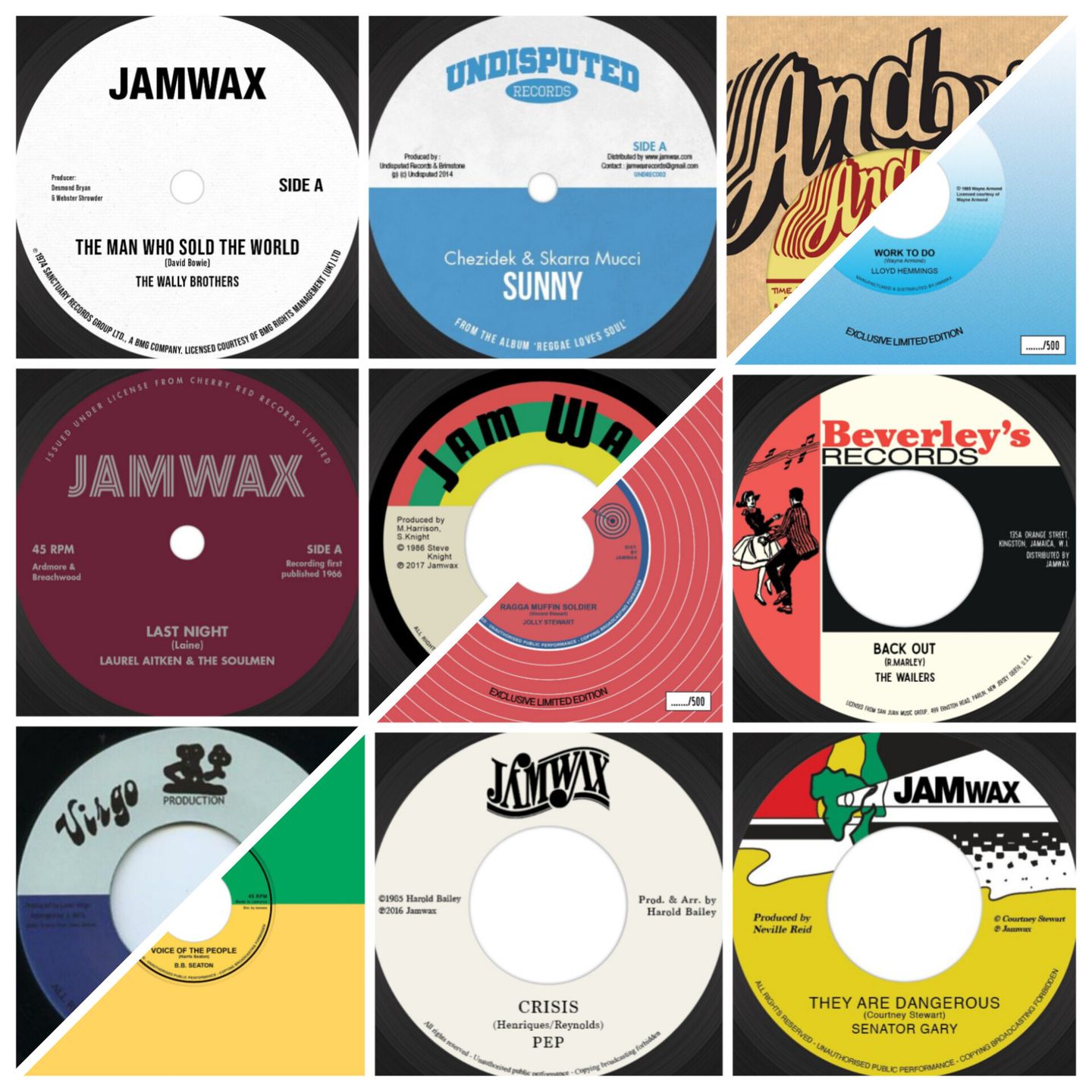 Various Artists - Jamwax Pack #4 - Singles 7'' | Jamwax () - main Various Artists - Jamwax Pack #4 - Singles 7'' | Jamwax () - main