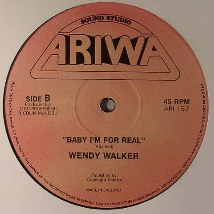 Mad Professor & William The Conqueror & Wendy Walker - Dub In D Minor (3 Cuts) / Baby I'm For Real | Ariwa (ARI 157) Mad Professor & William The Conqueror & Wendy Walker - Dub In D Minor (3 Cuts) / Baby I'm For Real | Ariwa (ARI 157)