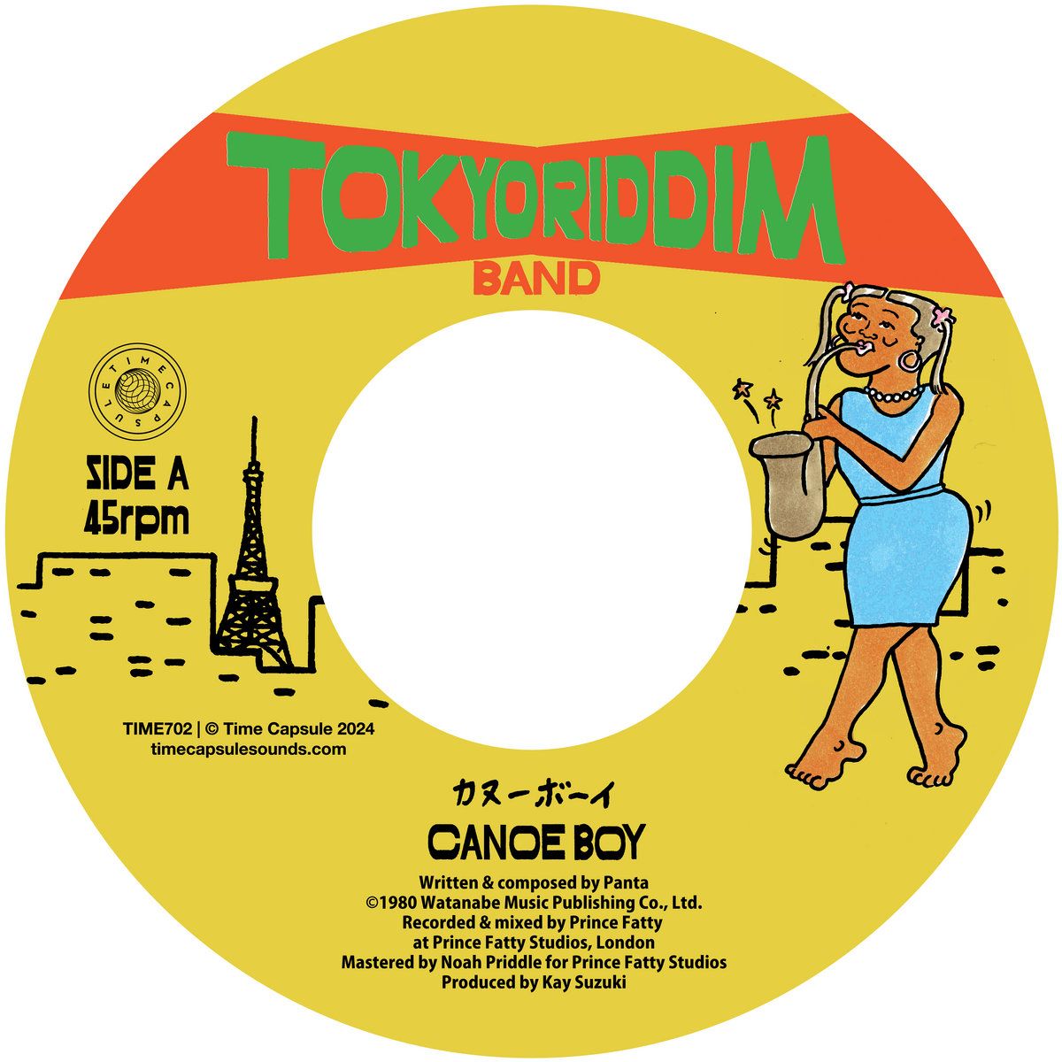 Tokyo Riddim Band - Canoe Boy / Canoe Dub | Time Capsule (TIME702) - main Tokyo Riddim Band - Canoe Boy / Canoe Dub | Time Capsule (TIME702) - main