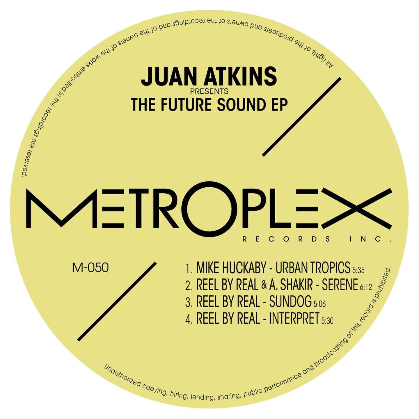 Various - Juan Atkins Presents The Future EP | Metroplex (M-050) Various - Juan Atkins Presents The Future EP | Metroplex (M-050)