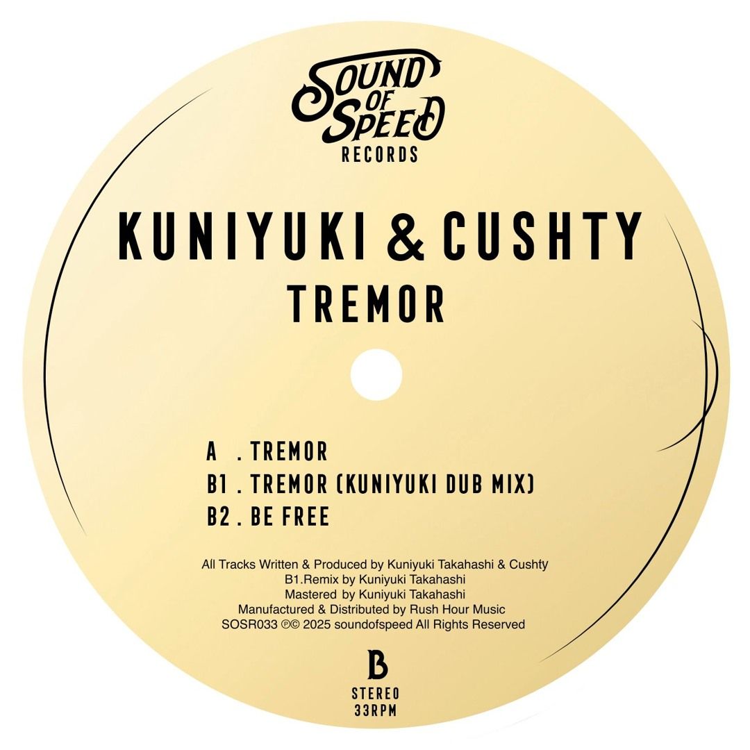 Kuniyuki Takahashi & Cushty - Tremor | Soundofspeed (SOSR033) Kuniyuki Takahashi & Cushty - Tremor | Soundofspeed (SOSR033)